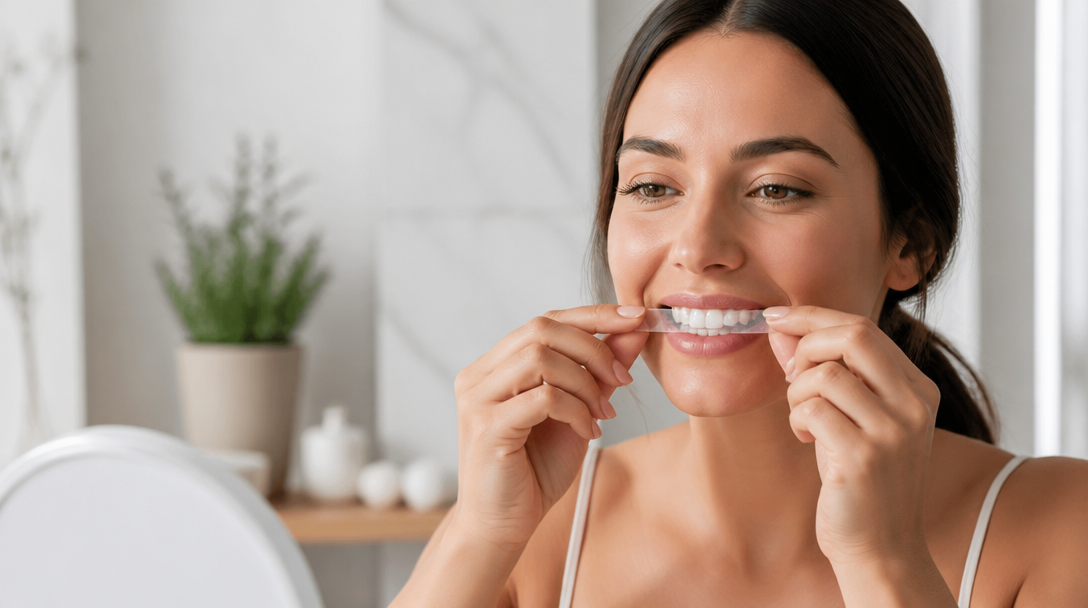 How Whitening Strips Change Shape Inside Your Mouth