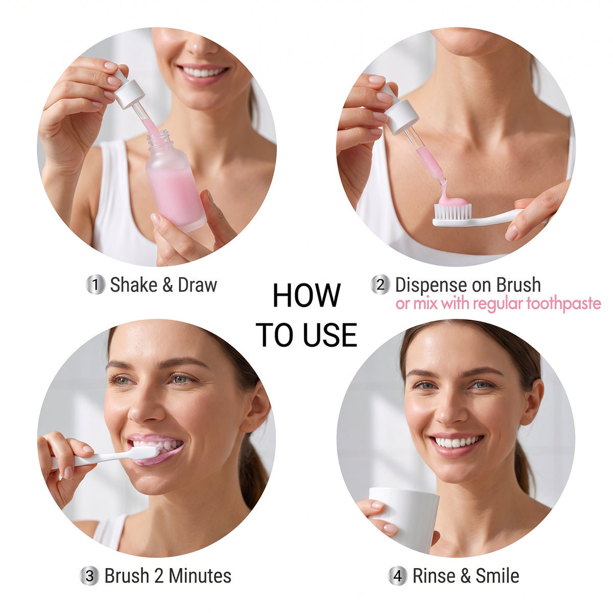 Custom Logo Tooth Shield Enamel Care Non Sensitive Fluoride Free Nano-Hydroxyapatite Toothpaste Serum