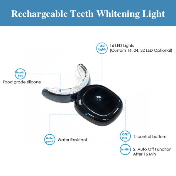 32LED Wireless Rechargeable LED Teeth Whitening Light