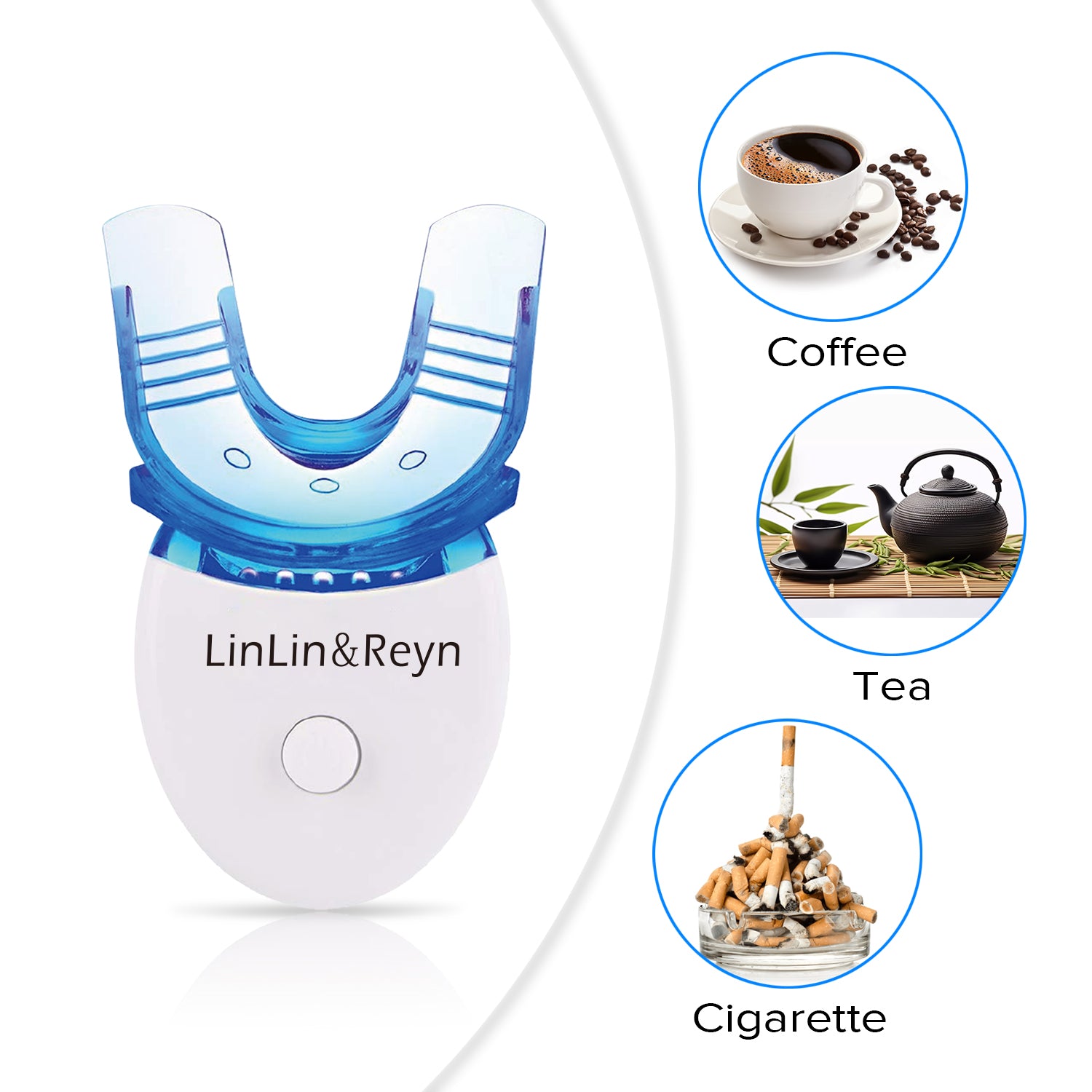 Portable Mini Battery Led Light 5 Bulbs Home Teeth Whitening Led Light