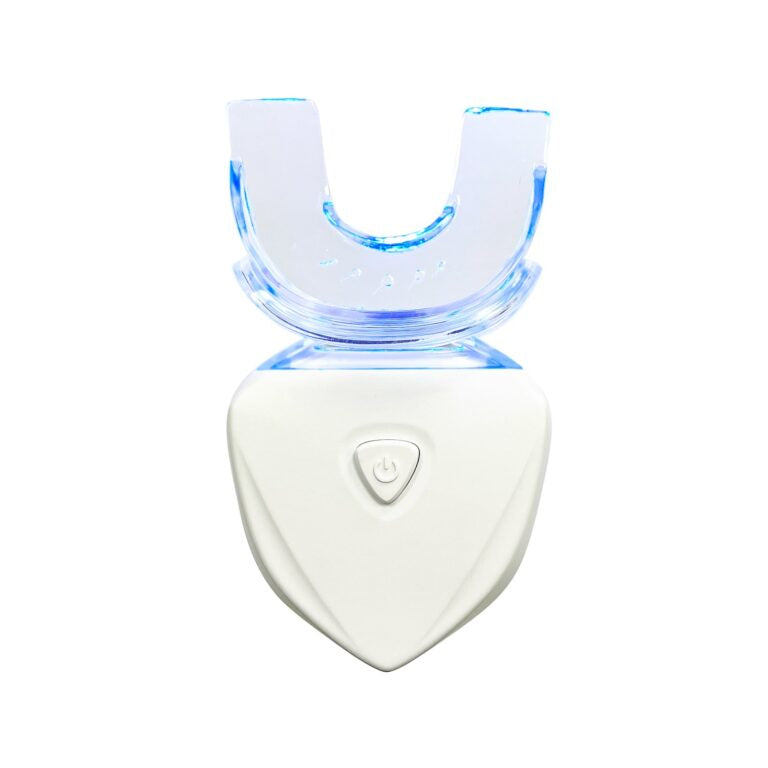 Diamond Shape 6 Beads Cold Blue Led Battery Teeth Whitening Light