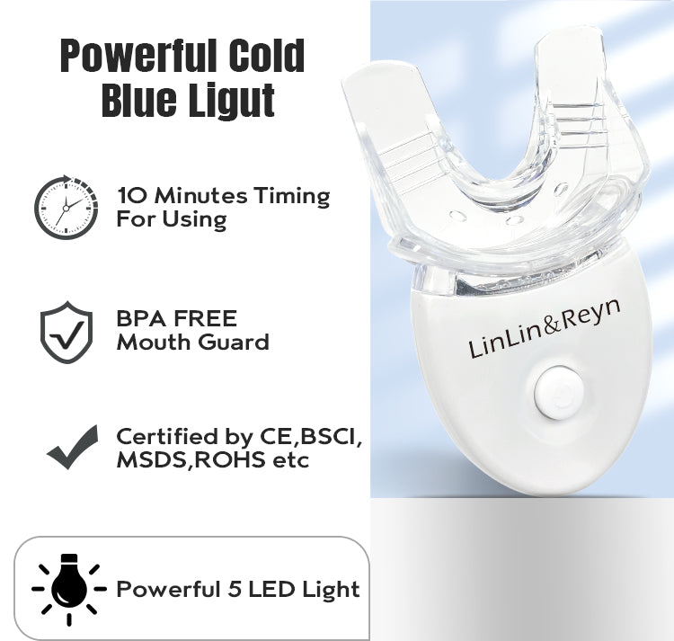 Portable Mini Battery Led Light 5 Bulbs Home Teeth Whitening Led Light